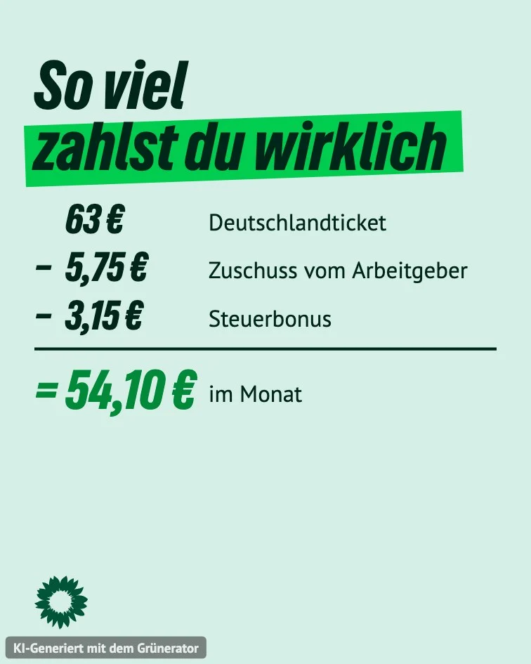 Beispiel-Sharepic mit einer als Beispiel gekennzeichneten Rechnung